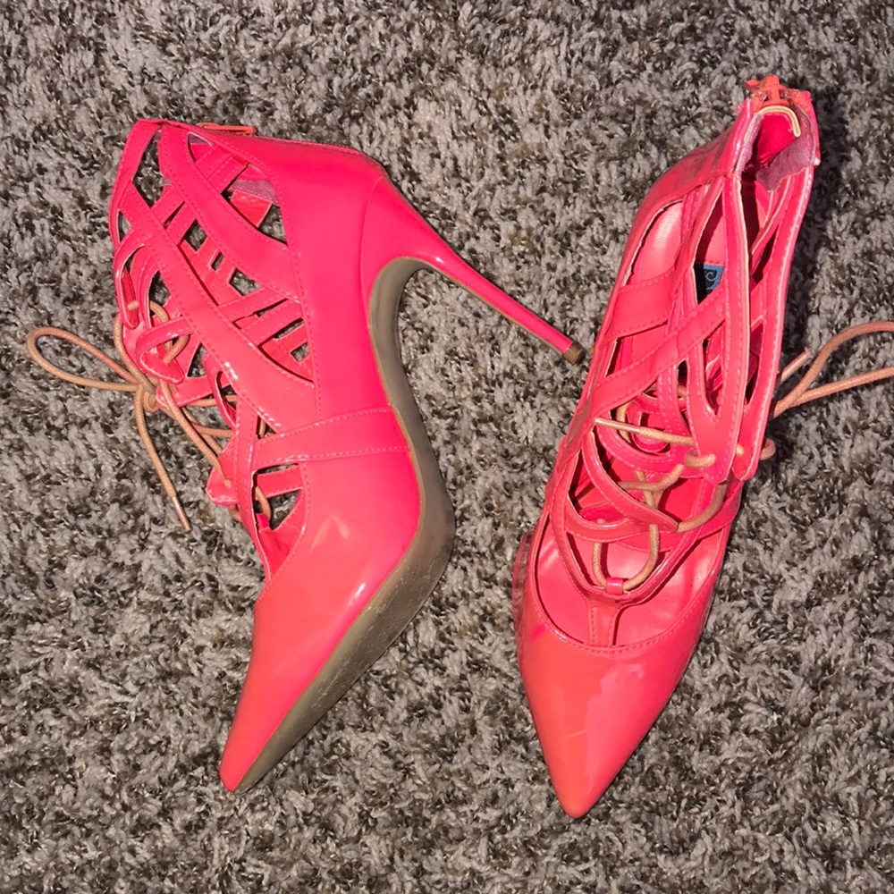 Pink heels